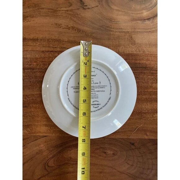 ‘A Mothers Love’ 8" Plate Helen Steiner Rice REMEMBRANCE Bradford Exchange 1994 - Picture 3 of 7